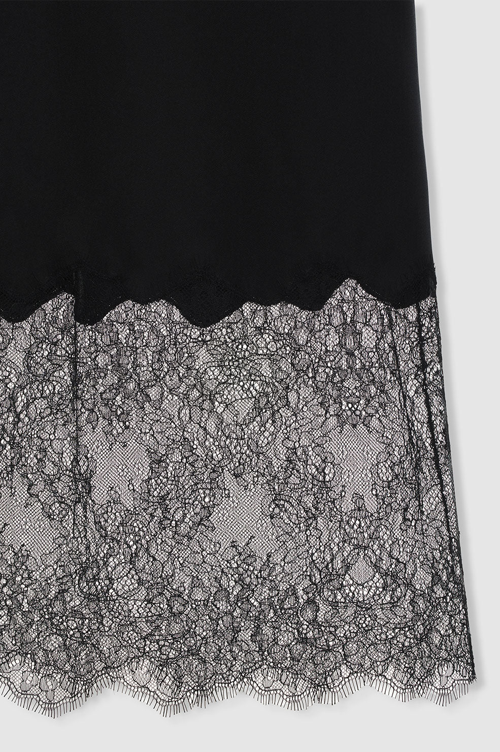 ANINE BING Amelie Skirt - Black - Detail View