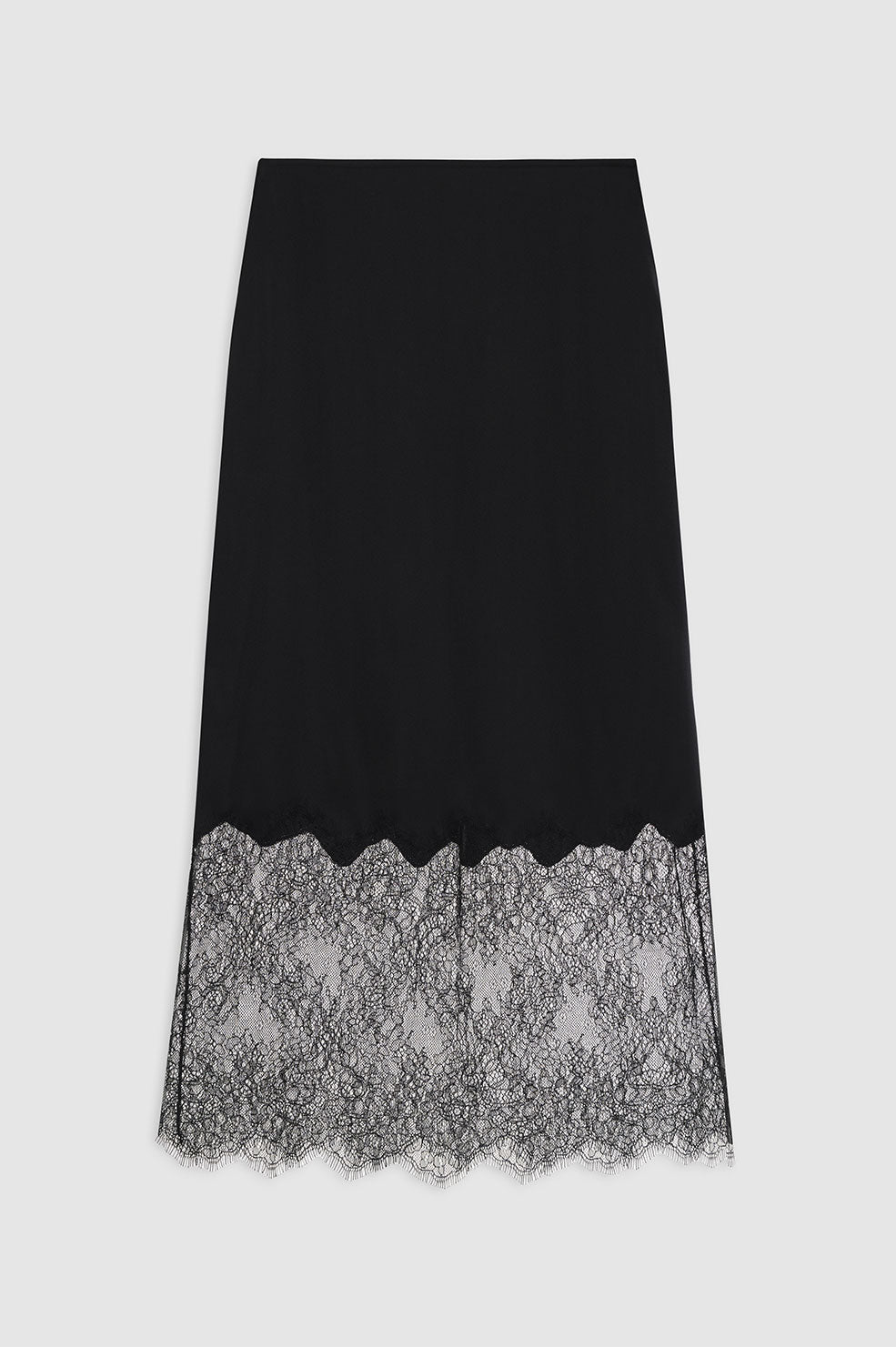 ANINE BING Amelie Skirt - Black - Front VIew