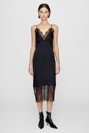 ANINE BING Amelie Dress - Black - On Model Front