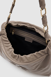 ANINE BING Kate Shoulder Bag - Taupe - Inside View