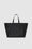 ANINE BING Large Rio Tote - Black Recycled Leather - Front View