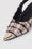 ANINE BING Nina Heels With Metal Toe Cap - Apricot Tweed - Detail View