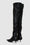ANINE BING Over The Knee Hilda Boots - Black - Back Pair View
