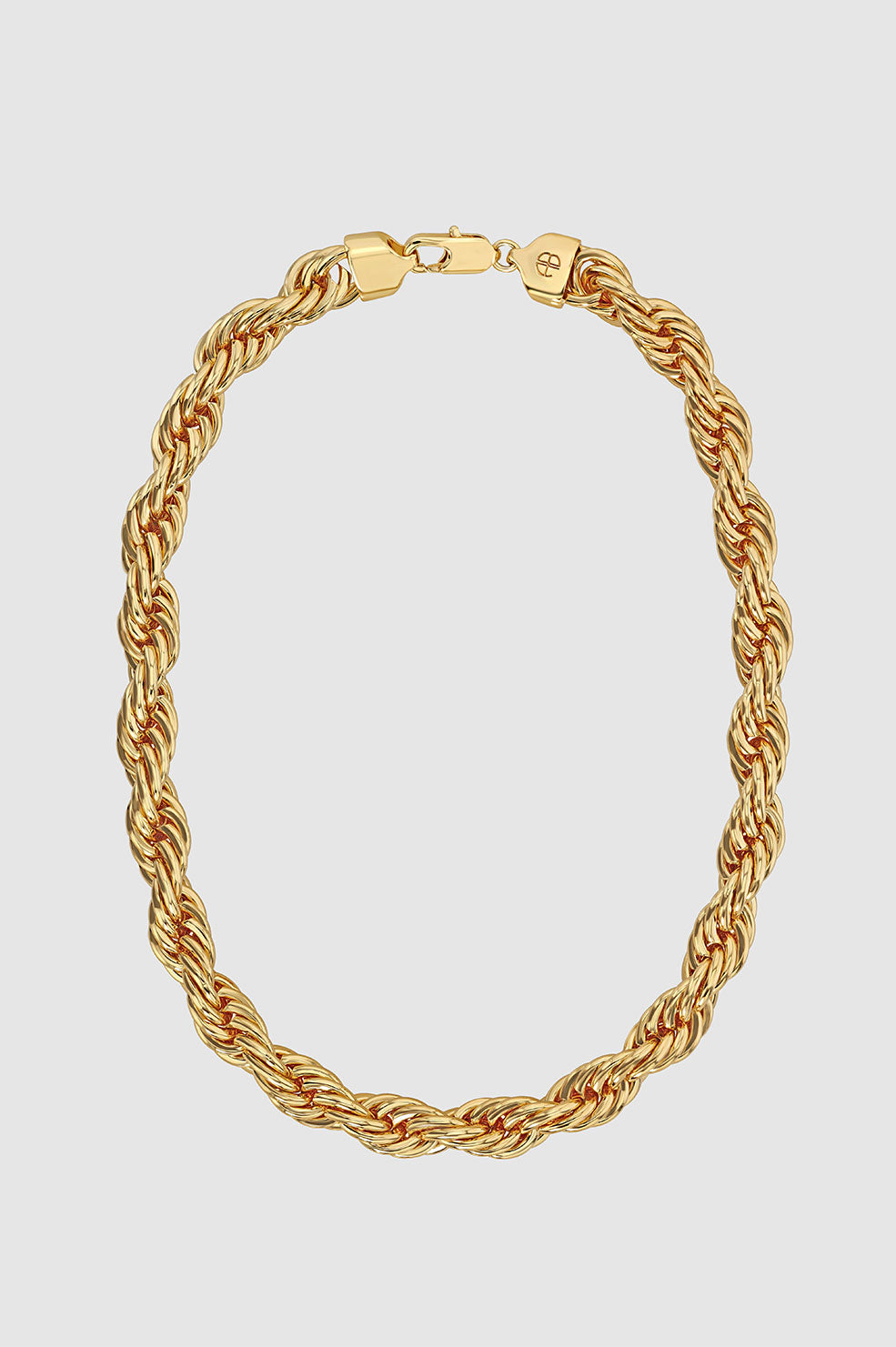 Twist Rope Necklace - Gold