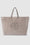 ANINE BING XL Rio Tote - Taupe Suede - Front View