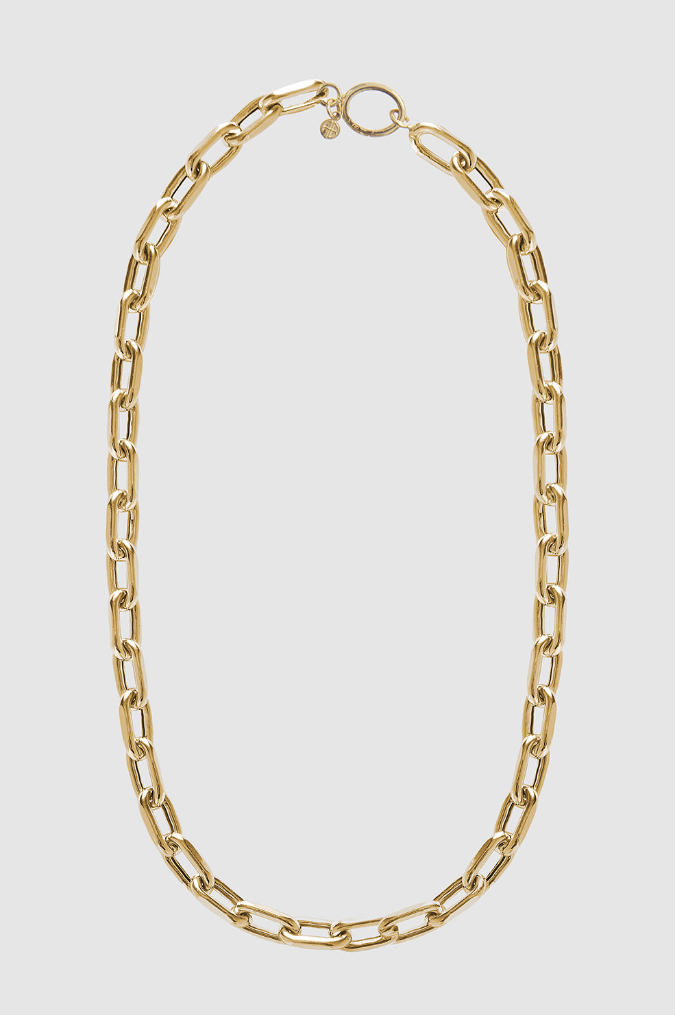 ANINE BING LINK NECKLACE - 14k Gold - Front View