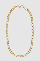 ANINE BING LINK NECKLACE - 14k Gold - Front View