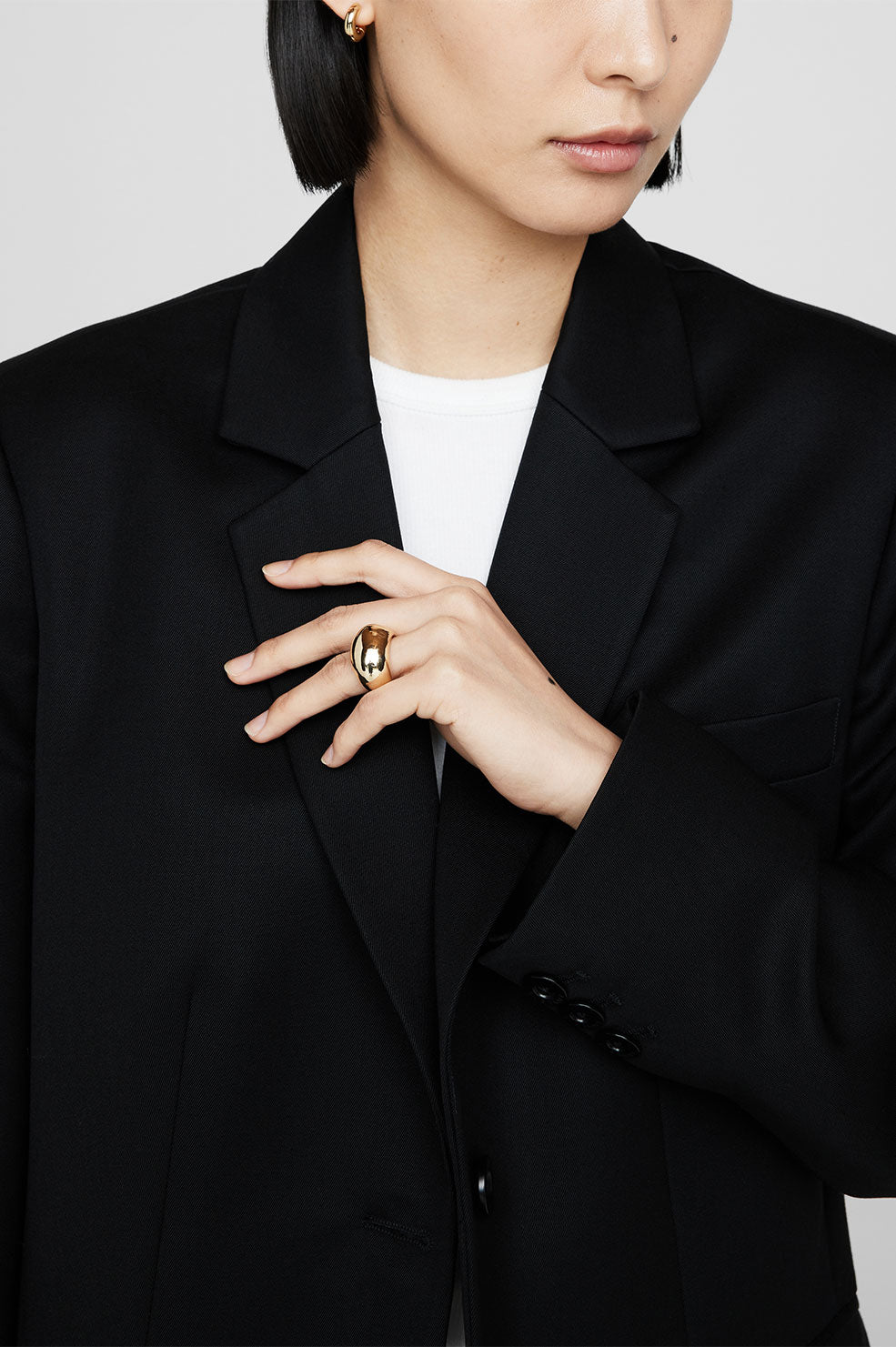 Bold Dome Ring - Gold