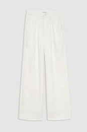 ANINE BING Carrie Pant - White - Front View