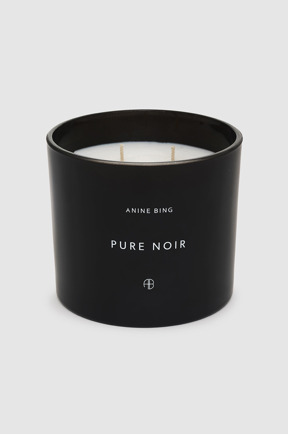 ANINE BING Large Pure Noir Candle - Front View