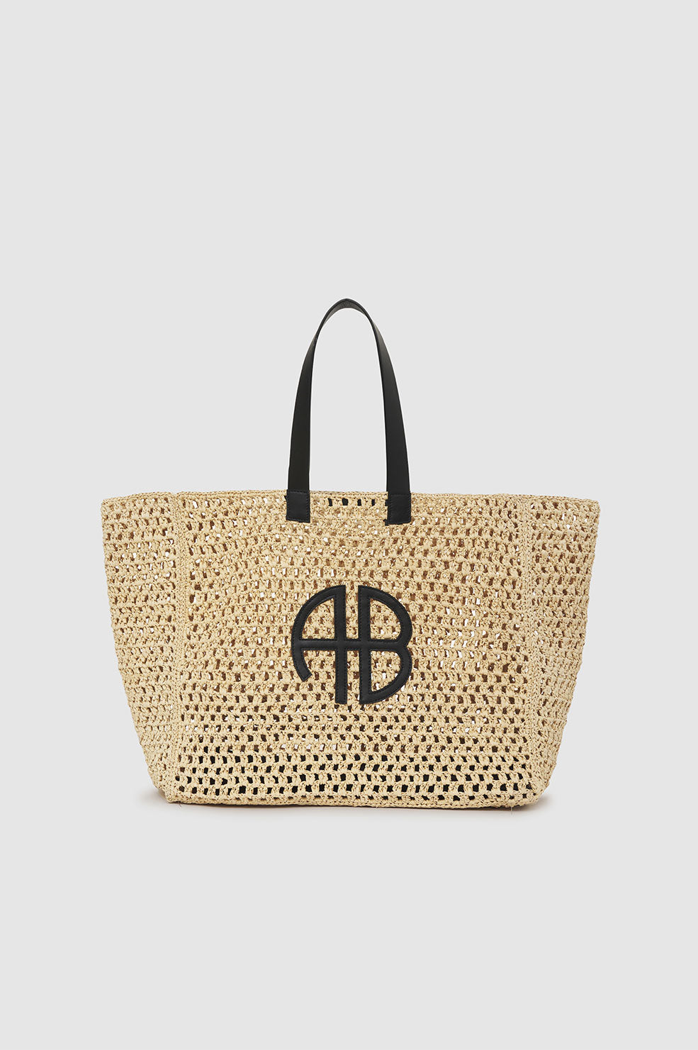 ANINE BING Large Rio Tote - Natural - Front View