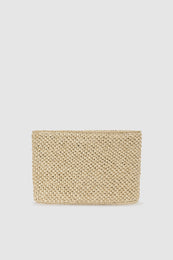 ANINE BING Rio Pouch - Natural - Back View