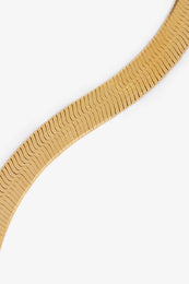 ANINE BING Ribbon Coil Necklace - Gold - Detail View